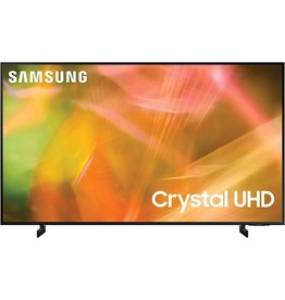 SAMSUNG SAMSUNG 65-Inch Class Crystal UHD AU8000 Series - 4K UHD HDR Smart TV with Alexa Built-in (UN65AU8000FXZA, 2021 Model), Black