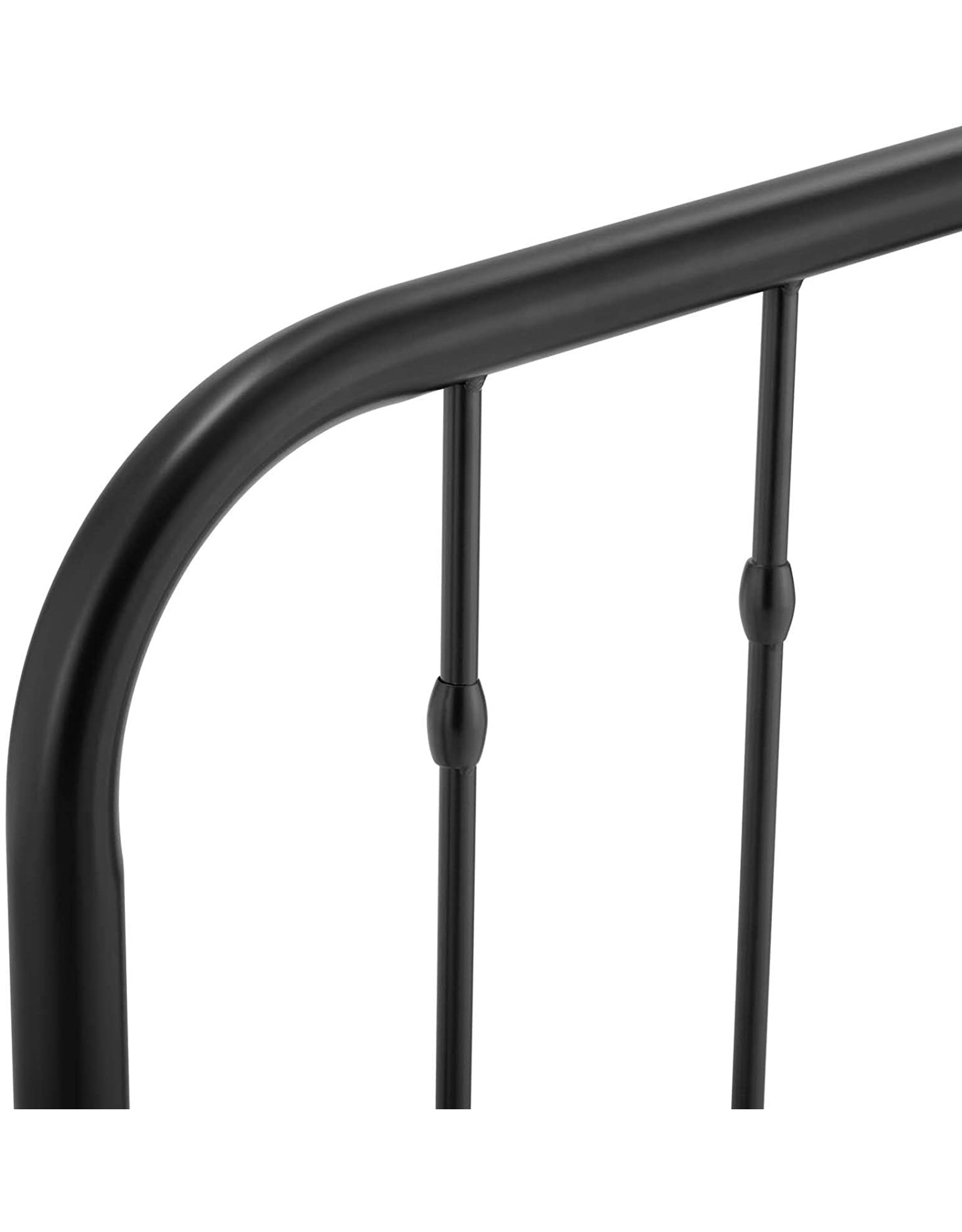 Modway Modway Lennon Modern Farmhouse Metal King Headboard in Black