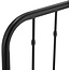 Modway Modway Lennon Modern Farmhouse Metal King Headboard in Black