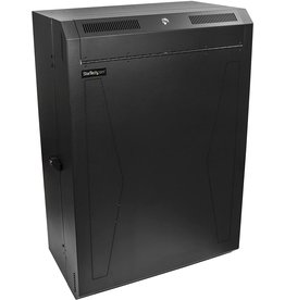 StarTech StarTech.com 8U 19" Vertical Wall Mount Server Rack Cabinet - Low Profile (15") - 30" Deep Locking Network Enclosure w/2U for Switch Patch Panel Router Mounting IT/Data Cabinet Assembled (RK830WALVS)