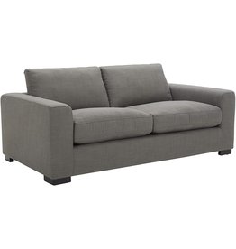 Amazon Brand - Stone & Beam Westview Extra-Deep Down-Filled Loveseat Sofa Couch, 75.6"W, Smoke