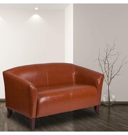 Flash Furniture Flash Furniture HERCULES Imperial Series Cognac LeatherSoft Loveseat