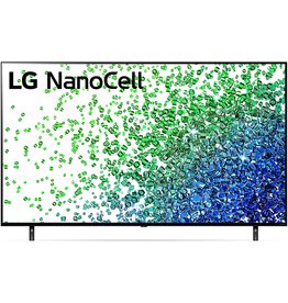 LG LG NanoCell 80 Series 55 Alexa Built-in 4k Smart TV (3840 x 2160), Refresh Rate 60Hz, AI-Powered 4K Ultra HD (55NANO80UPA, 2021)