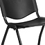Flash Furniture Flash Furniture HERCULES Series 880 lb. Capacity Black Plastic Stack Chair