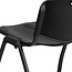 Flash Furniture Flash Furniture HERCULES Series 880 lb. Capacity Black Plastic Stack Chair