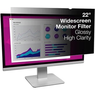 3M High Clarity Privacy Filter for 22" Widescreen Monitor (HC220W1B)