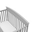 Graco Graco Benton 4-in-1 Convertible Crib (Pebble Gray) Solid Pine and Wood Product Construction, Converts to Toddler Bed, Day Bed, and Full Size Bed (Mattress Not Included)