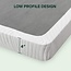ZINUS No Assembly Metal Box Spring / 4 Inch White Mattress Foundation / Sturdy Metal Structure, Full