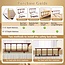 Bed Guard Rails for Adults Elderly Safety Railing Bedside Assist Bar Seniors Bed Grab Bar Swing Down Hospital Bed Rail Bumpers Handicap Rails (47 x 18, 1PCS)