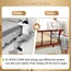 Bed Guard Rails for Adults Elderly Safety Railing Bedside Assist Bar Seniors Bed Grab Bar Swing Down Hospital Bed Rail Bumpers Handicap Rails (47 x 18, 1PCS)