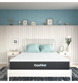 Classic Brands Cool Gel Chill Memory Foam 10-Inch Mattress  CertiPUR-US Certified  Bed-in-a-Box, King