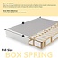 Mayton, 10-Inch Medium Plush Pillowtop Innerspring Mattress and 8" Wood Box Spring for Mattress, Full, Beige
