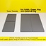 Greaton 2-Inch Wood Split Bunkie Board/Slats,Mattress Bed Support,Fits Standard, Full, Grey