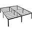 Amazon Basics Heavy Duty Non-Slip Bed Frame with Steel Slats, Easy Assembly - 18"H, (King)