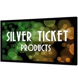 Silver Ticket Products STR Series 6 Piece Home Theater Fixed Frame 4K / 8K Ultra HD, HDTV, HDR & Active 3D Movie Projection Screen, 16:9 Format, 135" Diagonal, White Material STR-169135