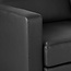 OSP Home Furnishings Pacific Arm Chair, Black