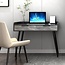 VISHOOK Computer Desk with Drawers for Storage 40 inch Modern Wood Writing Table Home Office Desks,Grey