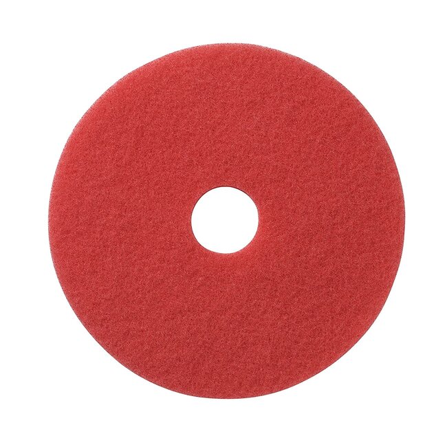 Americo Glit/Microtron 404420 Daily Cleaning and Buffing Pad, 20", Red (Pack of 5)