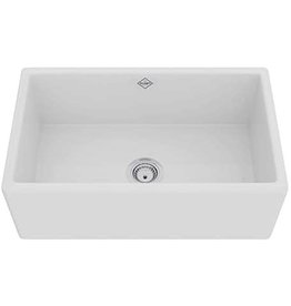 Rohl MS3018WH FIRECLAY Kitchen Sinks, White