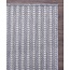 HOMEGNOME Indoor Outdoor Striped Rug 8'x10' Dove Grey