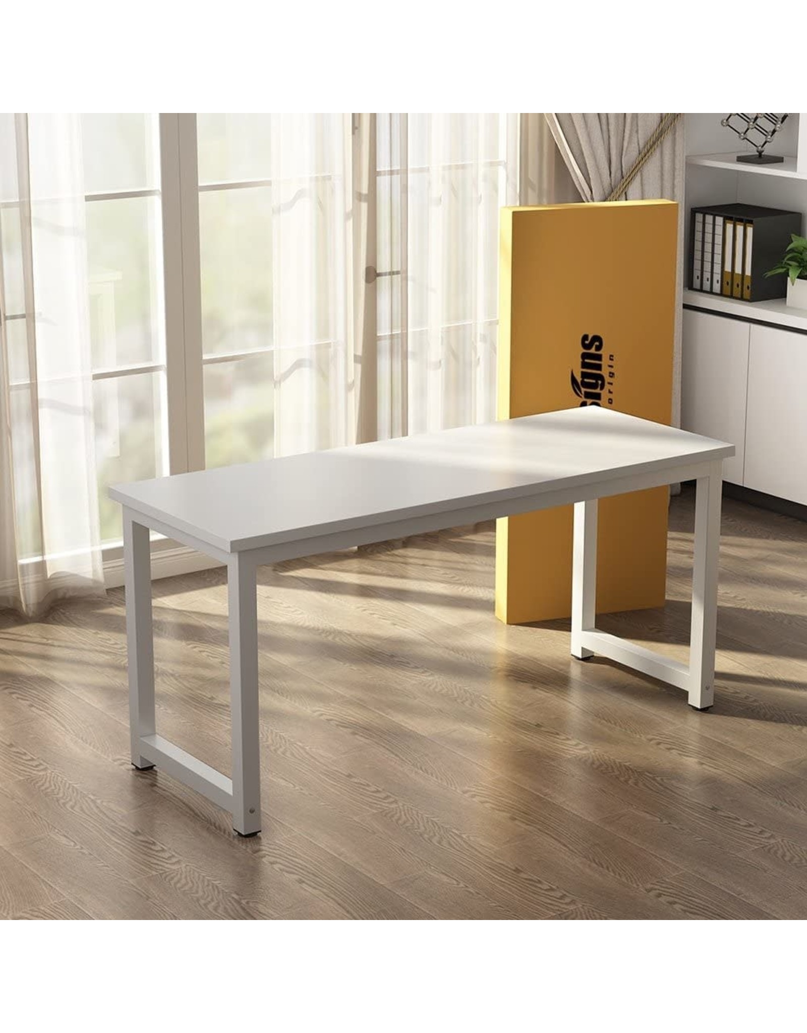 55 inch desk white