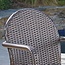 Christopher Knight Home Aurora Outdoor Wicker Armed Stacking Chairs with Aluminum Frame, 2-Pcs Set, Multibrown