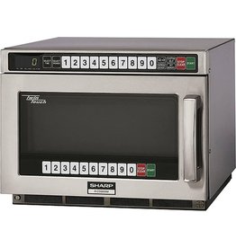 Sharp R-CD2200M - Commercial Microwave Oven, TwinTouch, 2200W, S/S, 17-1/2"W x 22-9/16"H x 13-5/8"D