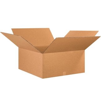 Partners Brand P262612 Corrugated Boxes, 26"L x 26"W x 12"H, Kraft (Pack of 10)
