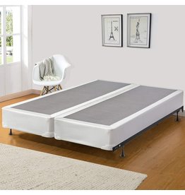Continental Mattress 8-Inch Split Wood Traditional Boxspring/Foundation, Queen Size