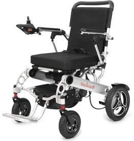 Medwarm Folding Aluminum Electric Wheelchair for Adults, Durable Power Wheelchair with Comfortable Seat