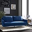 Product Amazon Brand Rivet Alonzo Contemporary Velvet Sofa Couch, 80.3"W, Blue