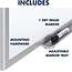 Quartet Magnetic Whiteboard, 6' x 4' White Board, Nano-Clean, Silver Aluminum Frame (SM537)