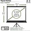 Elite Screens Tripod Series, 120-inch Adjustable Multi Aspect Ratio 16:9 Portable Indoor Outdoor Projector Screen, 8K / 4K Ultra HD 3D Ready, T120UWV1 - Black