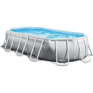 INTEX 26795EH 16.5ft x 9ft x 48in Prism Frame Pool with Cartridge Filter Pump