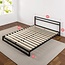 ZINUS Trisha Metal Platforma Bed Frame with Headboard / Wood Slat Support / No Box Spring Needed / Easy Assembly, King