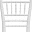 Flash Furniture Child Size White Resin Party and Event Chiavari Chair for Commercial & Residential Use