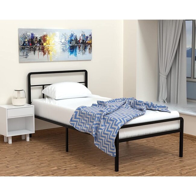 King Size Bed Frame with Headboard and Footboard,14 Inch Heavy