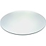 Audio-Visual Direct Tempered Glass Table Top with Rounded Edge (48")