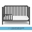 Storkcraft Hillcrest 5-in-1 Convertible Crib (Gray) - Converts from Baby Crib to Toddler Bed, Daybed and Full-Size Bed, Fits Standard Full-Size Crib Mattress, Adjustable Mattress Support Base