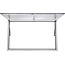 VEVOR Concession Window 53 x 33 Inch, Concession Stand Serving Window Door with Double-Point Fork Lock, Concession Awning Door Up to 85 degrees for Food Trucks, Glass Not Included