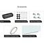 Amazon Basics Glass Board, Magnetic Dry Erase White Board, Frameless, Infinity, 8 x 4 Foot