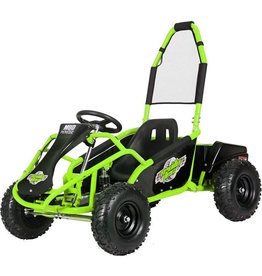 MotoTec Mud Monster Kids Electric 48v 1000w Go Kart Full Suspension Green, (MT-GK-Mud-1000w_Green)