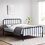 Lexicon Bethany Full Metal Platform Bed in Navy Blue