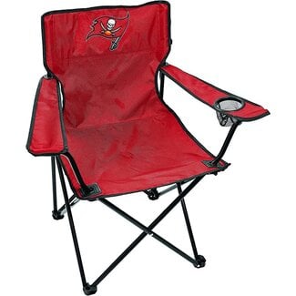 Rawlings NFL Gameday Elite Lightweight Folding Tailgating Chair, with Carrying Case, Tampa Bay Buccaneers , Red, Adult