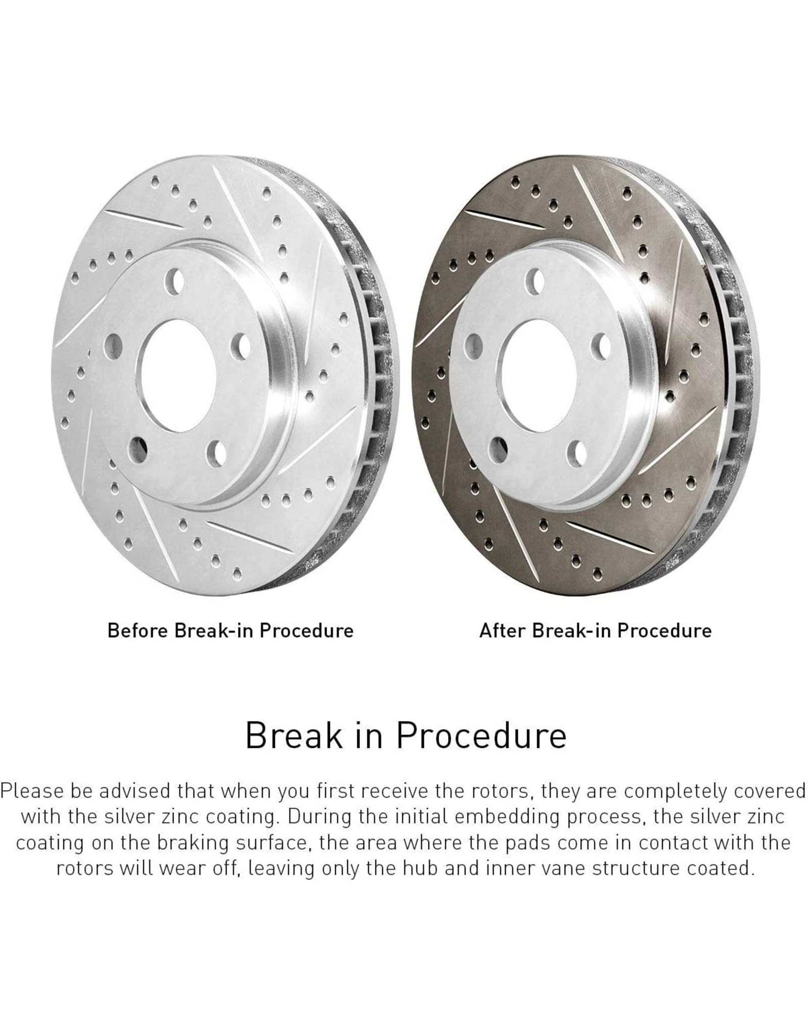 R1 Concepts Front Rear Brakes and Rotors Kit |Front Rear Brake