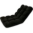 Chic Home RC64-26BK-N1-WT Lounge Adjustable Recliner Rocker Memory Foam Armless Floor Gaming Ergonomic Chair, Black