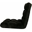 Chic Home RC64-26BK-N1-WT Lounge Adjustable Recliner Rocker Memory Foam Armless Floor Gaming Ergonomic Chair, Black