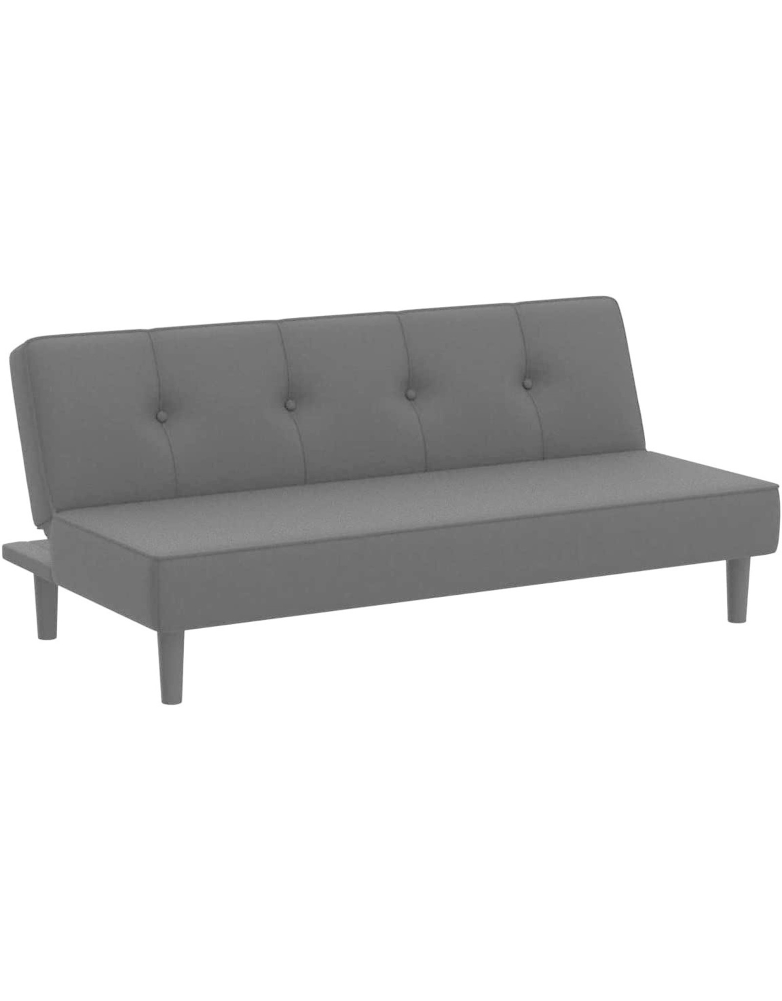 Mainstays Studio Futon, Gray Linen Upholstery