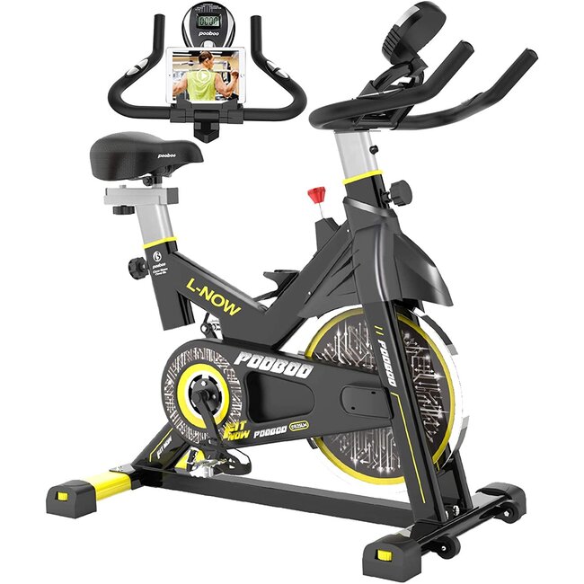Original Peloton Bike | Indoor Stationary Exercise Bike with Immersive 22  HD Touchscreen (Updated Seat Post)