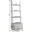 Convenience Concepts American Heritage Ladder Bookcase with File Drawer, White